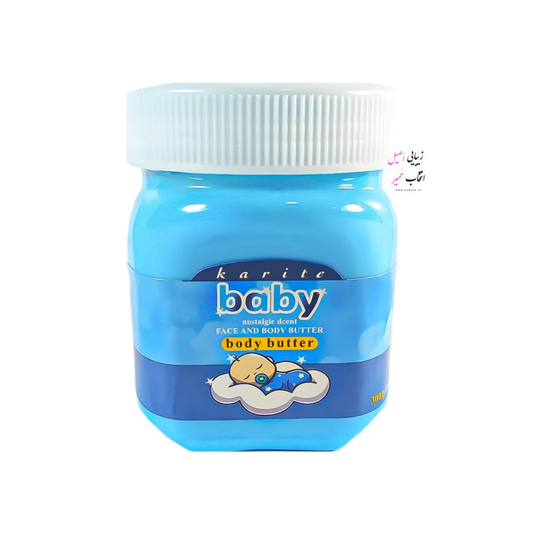 کره بدن کاریته رایحه Baby حجم 300 گرم مناسب پوست خشک و نرمال